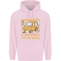 I Want to Be a Mechanic Like My Daddy Childrens Kids Hoodie Light Pink