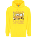 I Want to Be a Mechanic Like My Daddy Childrens Kids Hoodie Yellow