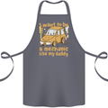 I Want to Be a Mechanic Like My Daddy Cotton Apron 100% Organic Steel