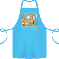 I Want to Be a Mechanic Like My Daddy Cotton Apron 100% Organic Turquoise