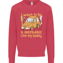 I Want to Be a Mechanic Like My Daddy Kids Sweatshirt Jumper Heliconia