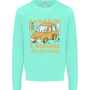 I Want to Be a Mechanic Like My Daddy Kids Sweatshirt Jumper Peppermint