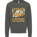 I Want to Be a Mechanic Like My Daddy Kids Sweatshirt Jumper Storm Grey