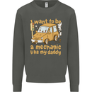I Want to Be a Mechanic Like My Daddy Kids Sweatshirt Jumper Storm Grey