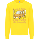 I Want to Be a Mechanic Like My Daddy Kids Sweatshirt Jumper Yellow