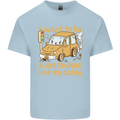 I Want to Be a Mechanic Like My Daddy Mens Cotton T-Shirt Tee Top Light Blue
