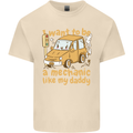 I Want to Be a Mechanic Like My Daddy Mens Cotton T-Shirt Tee Top Natural