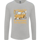 I Want to Be a Mechanic Like My Daddy Mens Long Sleeve T-Shirt Sports Grey