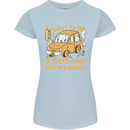 I Want to Be a Mechanic Like My Daddy Womens Petite Cut T-Shirt Light Blue