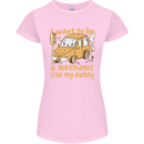 I Want to Be a Mechanic Like My Daddy Womens Petite Cut T-Shirt Light Pink