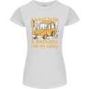 I Want to Be a Mechanic Like My Daddy Womens Petite Cut T-Shirt White