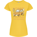 I Want to Be a Mechanic Like My Daddy Womens Petite Cut T-Shirt Yellow
