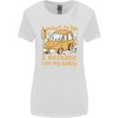 I Want to Be a Mechanic Like My Daddy Womens Wider Cut T-Shirt White