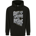 I Was Born to Be Awesome Funny Mens Hoodie Black