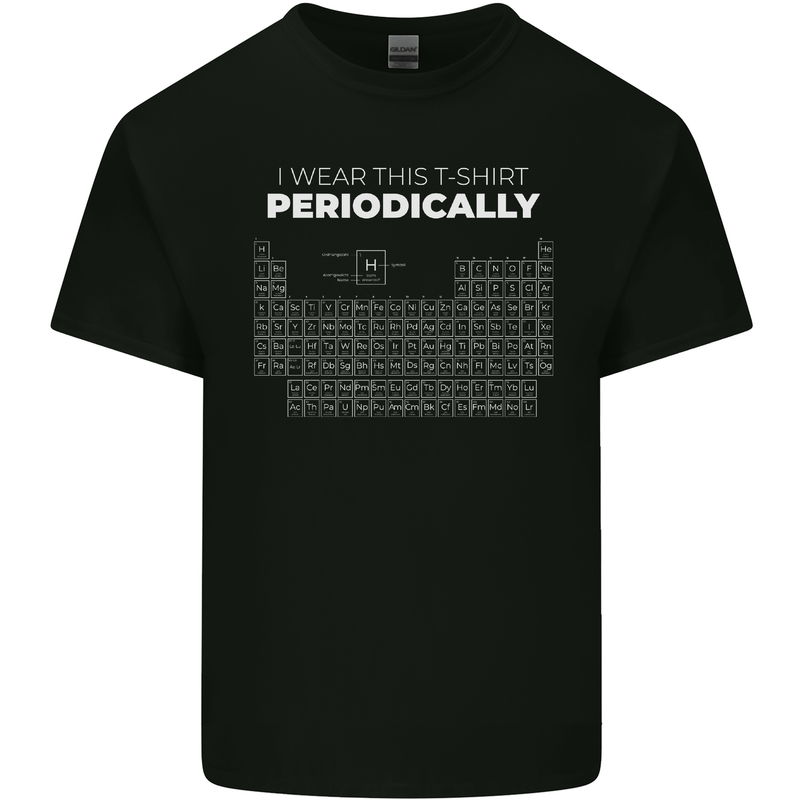 I Wear This Periodically Funny Geek Nerd Kids T-Shirt Childrens Black