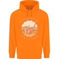 I'd Rather Be Golfing Funny Golf Golfer Childrens Kids Hoodie Orange