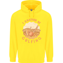 I'd Rather Be Golfing Funny Golf Golfer Childrens Kids Hoodie Yellow