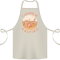 I'd Rather Be Golfing Funny Golf Golfer Cotton Apron 100% Organic Natural