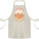 I'd Rather Be Golfing Funny Golf Golfer Cotton Apron 100% Organic Natural