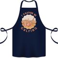 I'd Rather Be Golfing Funny Golf Golfer Cotton Apron 100% Organic Navy Blue