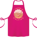 I'd Rather Be Golfing Funny Golf Golfer Cotton Apron 100% Organic Pink