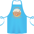 I'd Rather Be Golfing Funny Golf Golfer Cotton Apron 100% Organic Turquoise