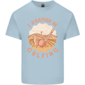 I'd Rather Be Golfing Funny Golf Golfer Kids T-Shirt Childrens Light Blue