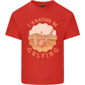 I'd Rather Be Golfing Funny Golf Golfer Kids T-Shirt Childrens Red