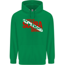 I'd Rather Be Scuba Diving Diver Dive Childrens Kids Hoodie Irish Green