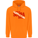 I'd Rather Be Scuba Diving Diver Dive Childrens Kids Hoodie Orange