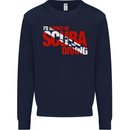 I'd Rather Be Scuba Diving Diver Dive Kids Sweatshirt Jumper Navy Blue