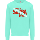 I'd Rather Be Scuba Diving Diver Dive Kids Sweatshirt Jumper Peppermint