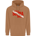 I'd Rather Be Scuba Diving Diver Dive Mens 80% Cotton Hoodie Caramel Latte