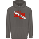 I'd Rather Be Scuba Diving Diver Dive Mens 80% Cotton Hoodie Charcoal