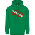 I'd Rather Be Scuba Diving Diver Dive Mens 80% Cotton Hoodie Irish Green