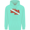 I'd Rather Be Scuba Diving Diver Dive Mens 80% Cotton Hoodie Peppermint