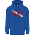 I'd Rather Be Scuba Diving Diver Dive Mens 80% Cotton Hoodie Royal Blue