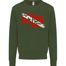 I'd Rather Be Scuba Diving Diver Dive Mens Sweatshirt Jumper Forest Green