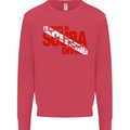 I'd Rather Be Scuba Diving Diver Dive Mens Sweatshirt Jumper Heliconia