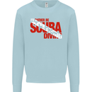 I'd Rather Be Scuba Diving Diver Dive Mens Sweatshirt Jumper Light Blue
