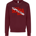 I'd Rather Be Scuba Diving Diver Dive Mens Sweatshirt Jumper Maroon