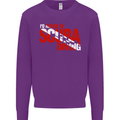 I'd Rather Be Scuba Diving Diver Dive Mens Sweatshirt Jumper Purple