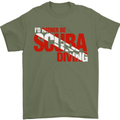 I'd Rather Be Scuba Diving Diver Dive Mens T-Shirt Cotton Gildan Military Green