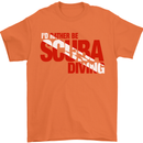 I'd Rather Be Scuba Diving Diver Dive Mens T-Shirt Cotton Gildan Orange