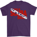 I'd Rather Be Scuba Diving Diver Dive Mens T-Shirt Cotton Gildan Purple