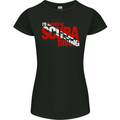 I'd Rather Be Scuba Diving Diver Dive Womens Petite Cut T-Shirt Black