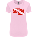 I'd Rather Be Scuba Diving Diver Dive Womens Wider Cut T-Shirt Light Pink