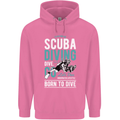 I'd Rather Be Scuba Diving Diver Funny Mens 80% Cotton Hoodie Azelea