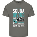 I'd Rather Be Scuba Diving Diver Funny Mens Cotton T-Shirt Tee Top Charcoal