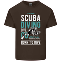 I'd Rather Be Scuba Diving Diver Funny Mens Cotton T-Shirt Tee Top Dark Chocolate